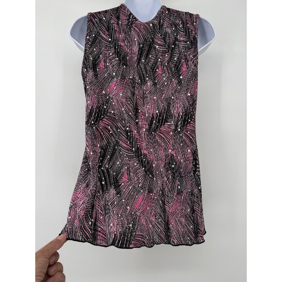 Vintage y2k Babydoll Top‎ Small Red Black Floral Cottagecore embed  Speechless - Picture 4 of 10